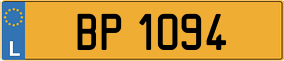 Truck License Plate